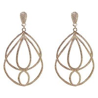 Maxxi brinco dourado fosco