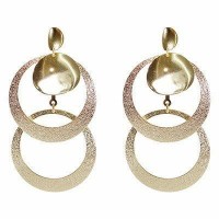 Maxxi brinco em metal dourado